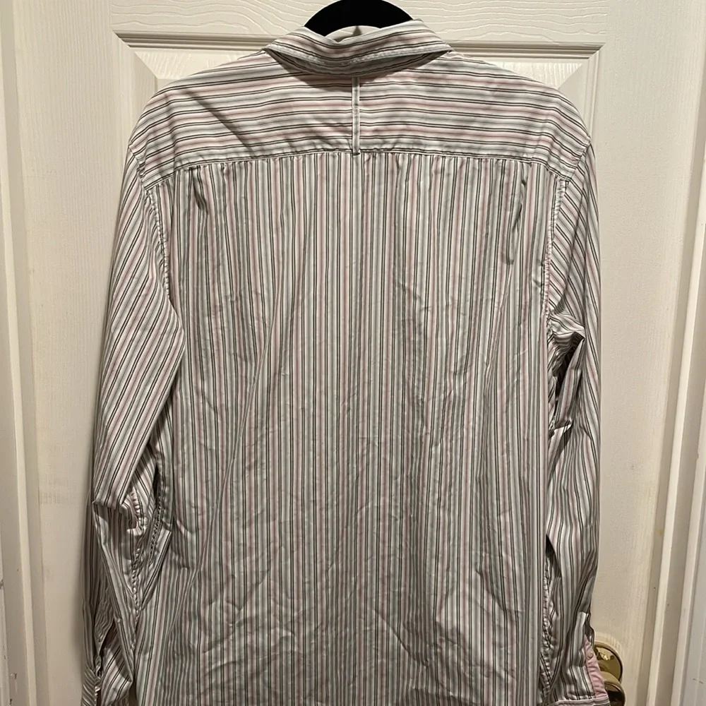 Banana Republic striped button down shirt